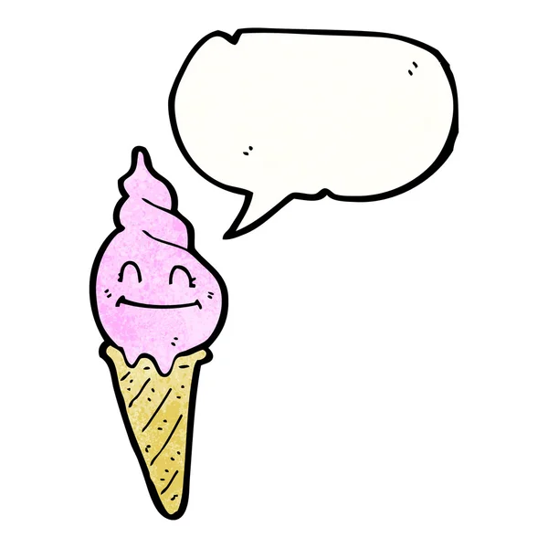 Cono de helado — Vector de stock