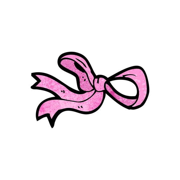 Pink bow — Stock Vector