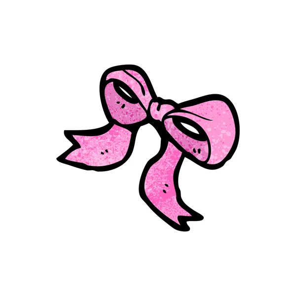 ピンクの弓 — ストックベクタ