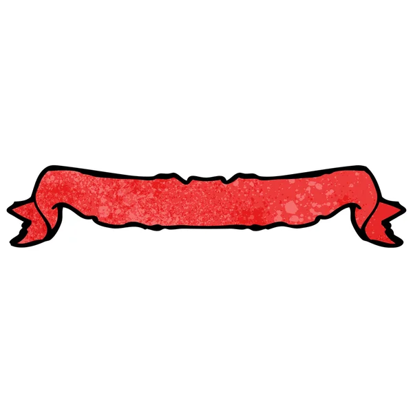 Banner rojo — Vector de stock