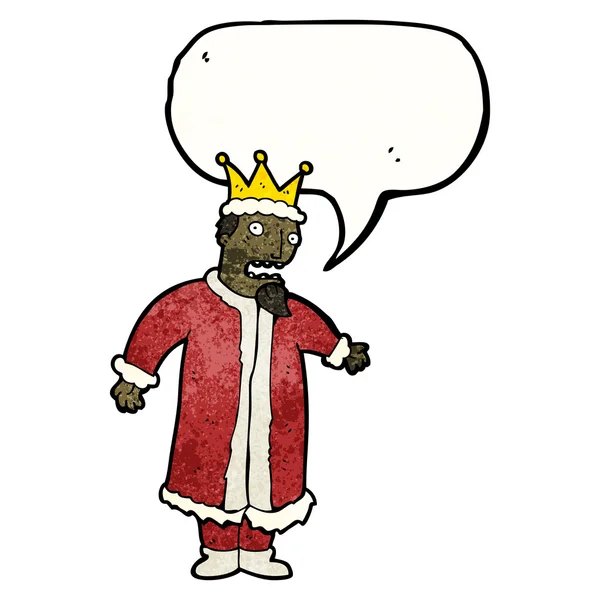 国王与语音泡沫 — 图库矢量图片