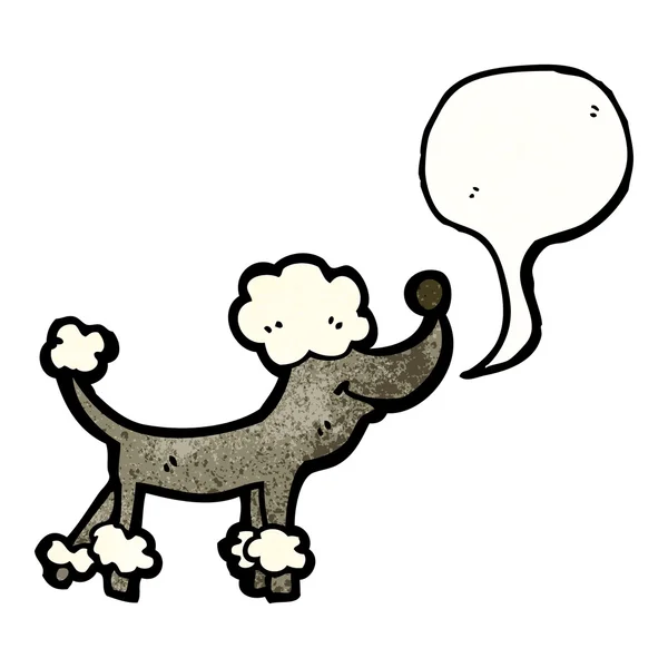 Fancy cartoon poodle — Stock Vector