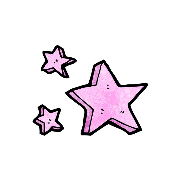 Różowy gwiazd — Wektor stockowy