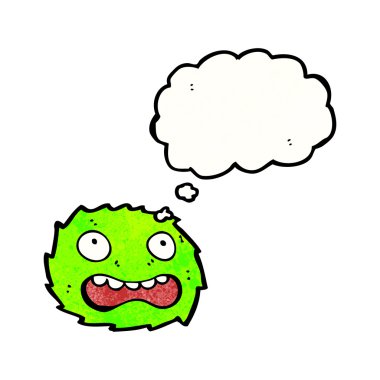 Yeşil tüylü yaratık