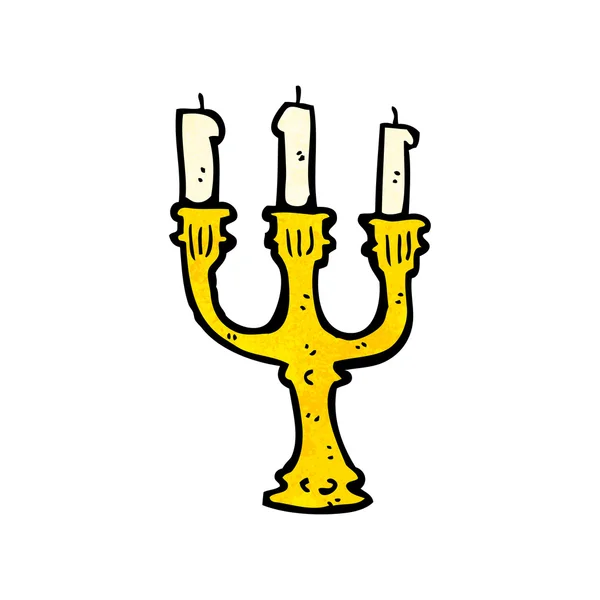 Candelabro adornado — Vector de stock