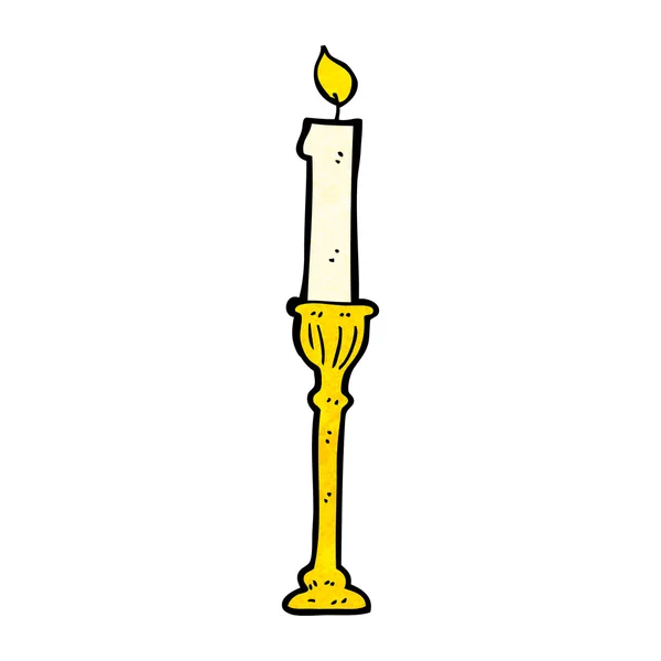 Багато прикрашений свічник — стоковий вектор