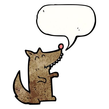 köpek ile konuşma balonu