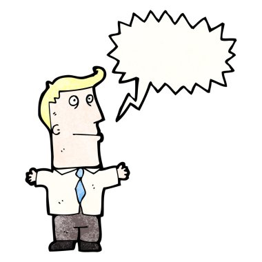 heyecanlı bir iş adamı