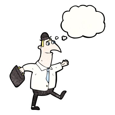 işadamı çalışmak için yürüyüş