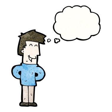 mutlu bir adam düşünüyorum