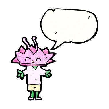 çiçek bir yaratık