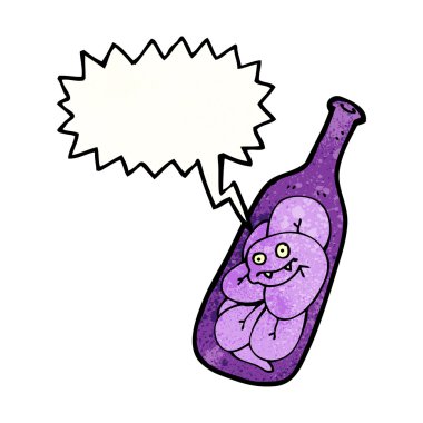 şişenin içinde yılan