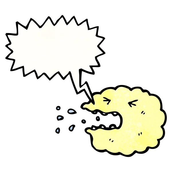 Nube estornuda — Vector de stock