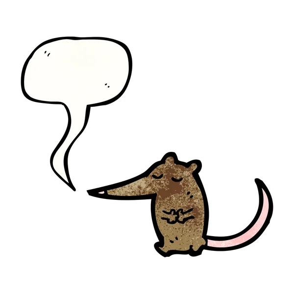 Застенчивая мышь — стоковый вектор