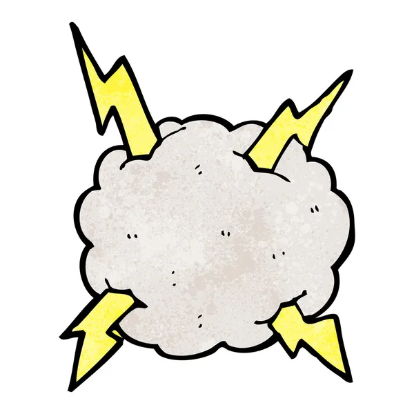 Thundercloud symbol — Stock Vector
