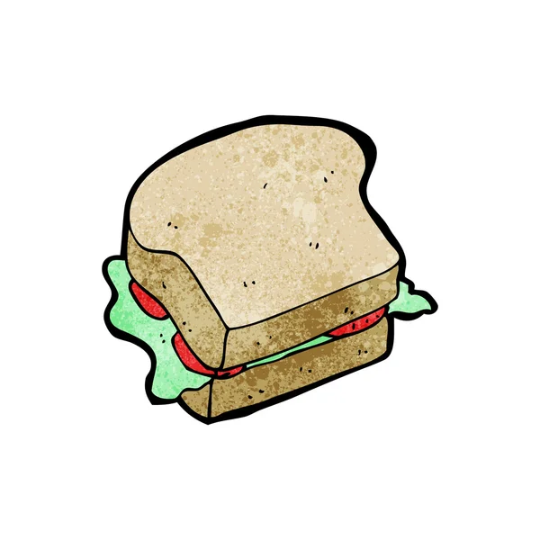 Sandwich cartoon — Stockvector