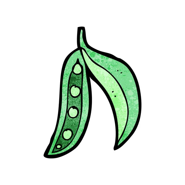 エンドウ豆の鞘 — ストックベクタ