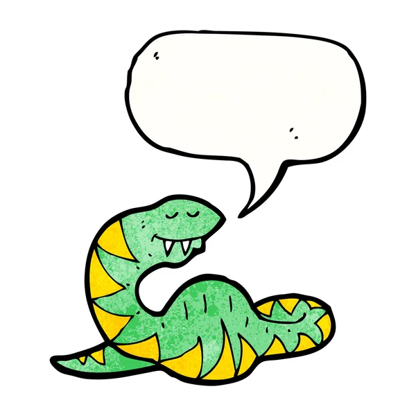 Беременная змея — стоковый вектор