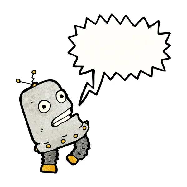 Little robot — Stock Vector