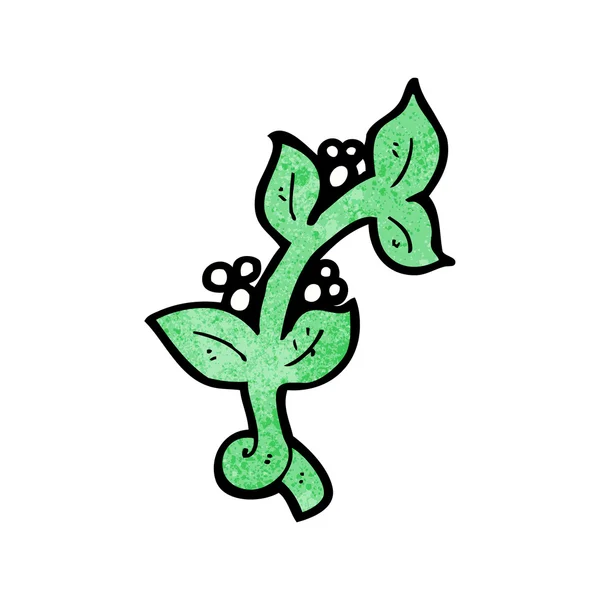 Mistletoe design element — Stock Vector