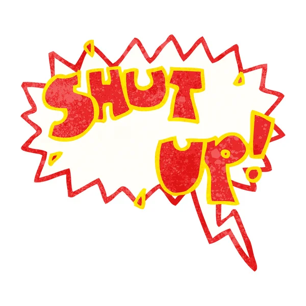 Tais-toi ! — Image vectorielle