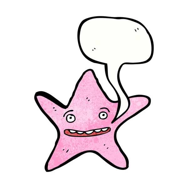 Grijnzende starfish — Stockvector