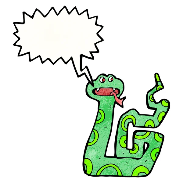 Sifflement de serpent — Image vectorielle