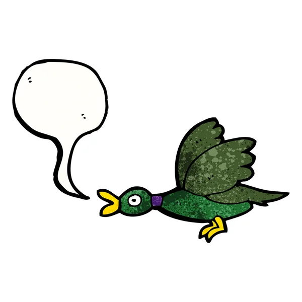 Крякающая утка — стоковый вектор