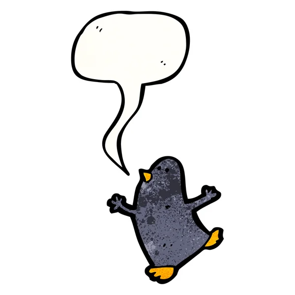 Pingüino bailarín — Vector de stock