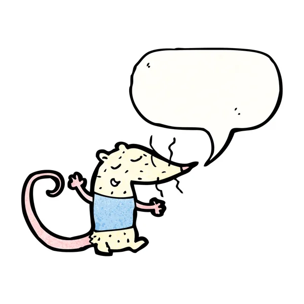 Talking mouse — Stock Vector