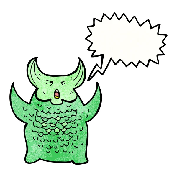 Brullende monster — Stockvector