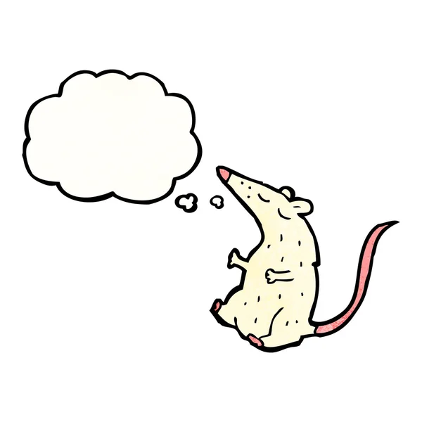 Rata blanca — Vector de stock
