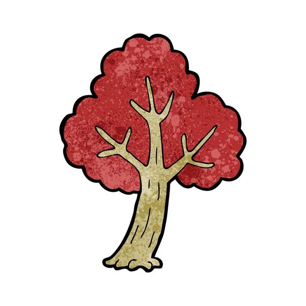 Árbol rojo — Archivo Imágenes Vectoriales