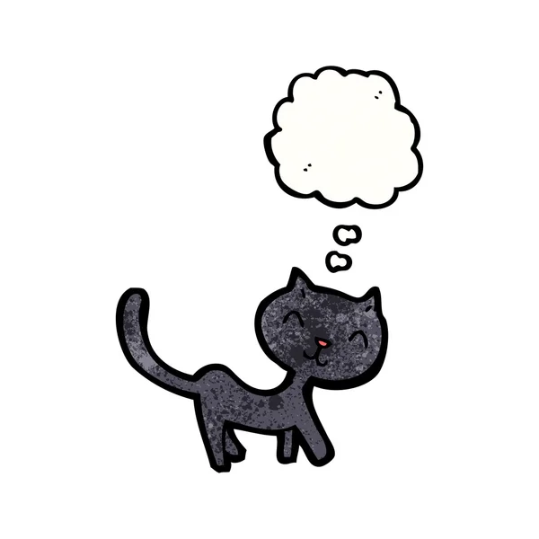 Kucing hitam - Stok Vektor