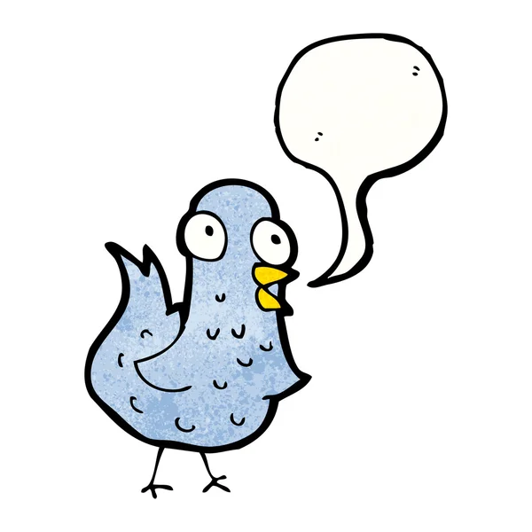 Tweeting ptak — Wektor stockowy