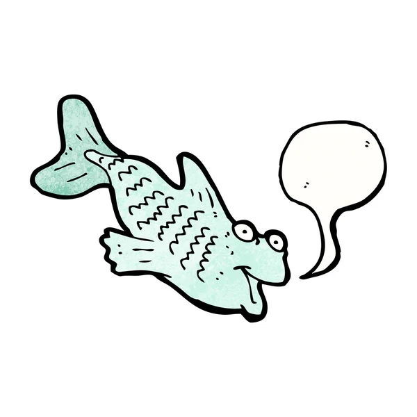 Talande fisk — Stock vektor