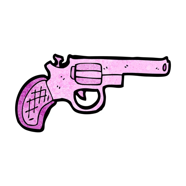 Pistola rosa — Vetor de Stock