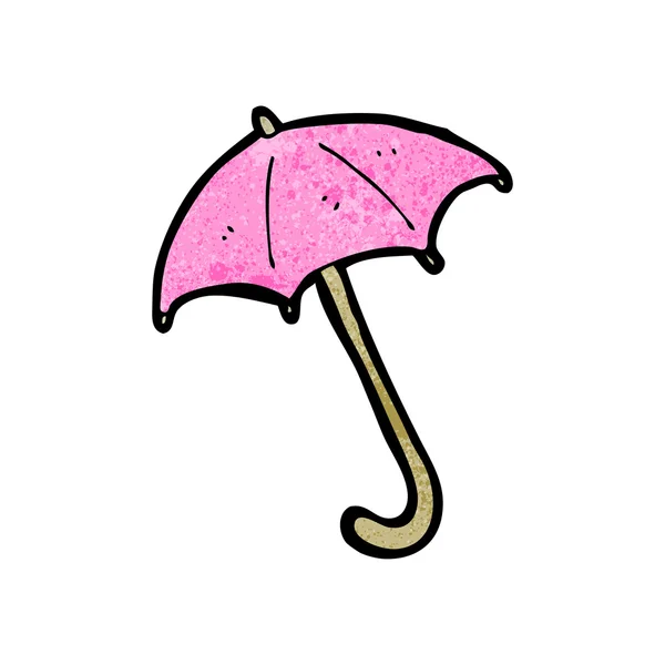 Růžový deštník — Stockový vektor
