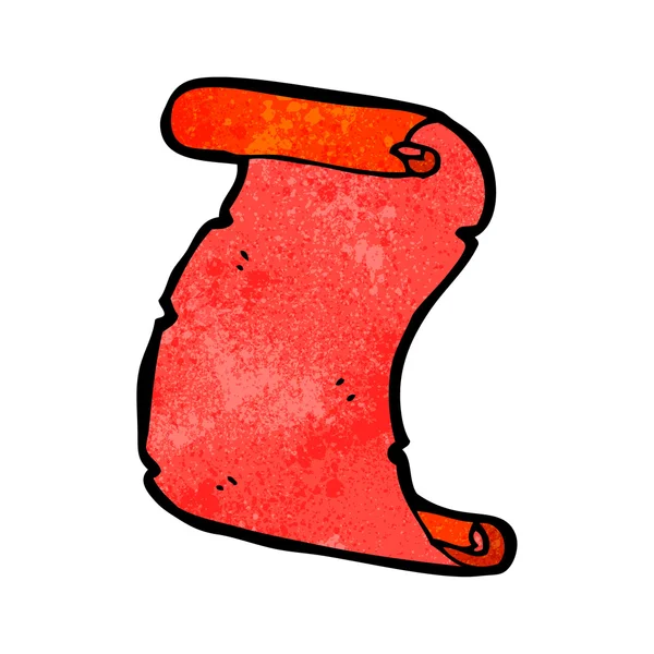 Pergament roșu — Vector de stoc