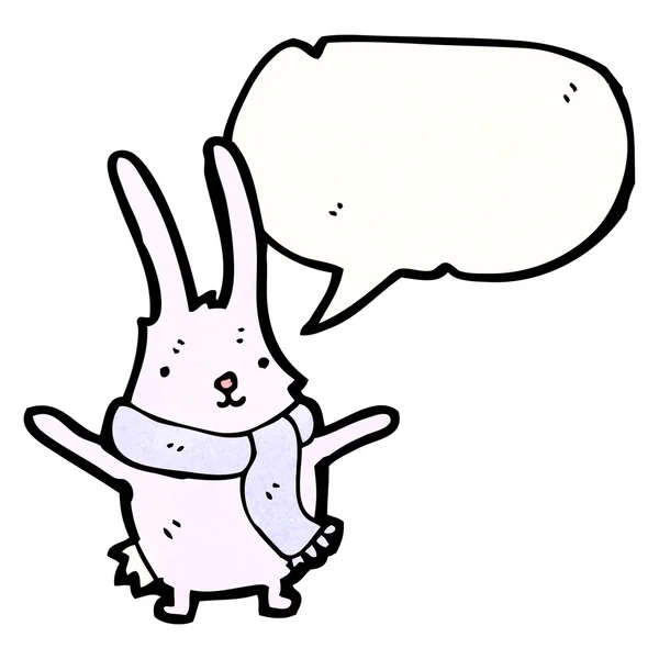 Şirin pembe tavşan — Stok Vektör