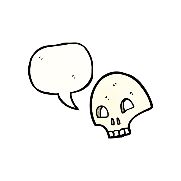 Spooky graffiti style skull — Stock Vector