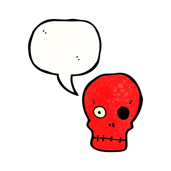 Crâne d'Halloween — Image vectorielle