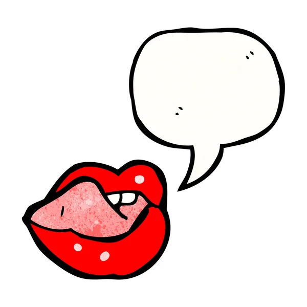 Sexy lippen — Stockvector