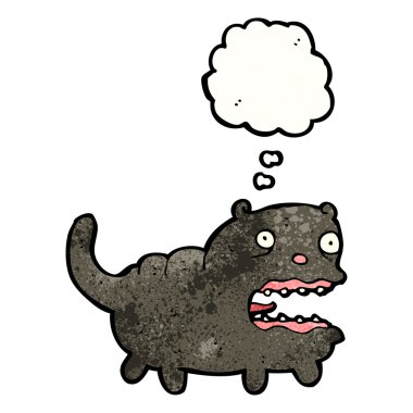 şişman çirkin siyah kedi