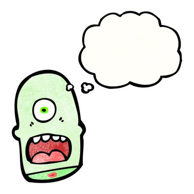 Cadılar Bayramı konuşan canavar kafası kopmuş