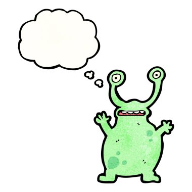 düşünce balonu ile yabancı