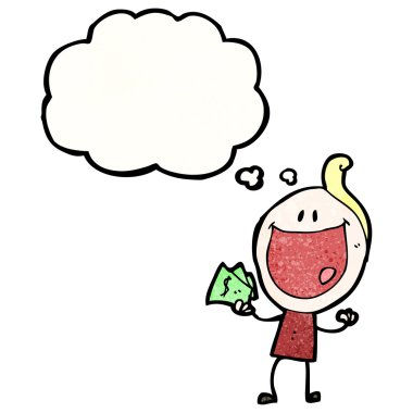 payday üzerinde sırıtan adam