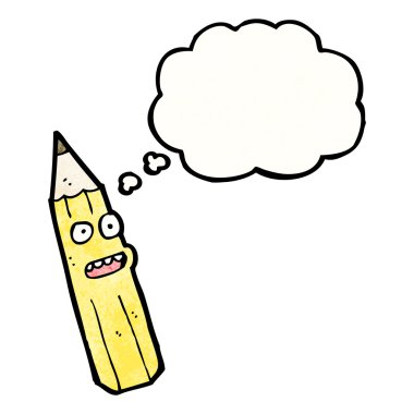 düşünce balonu ile kalem