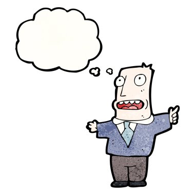 fikri olan orta yaşlı adam