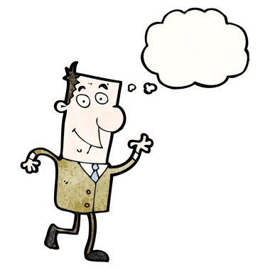 Kahverengi elbiseli adam sallayarak